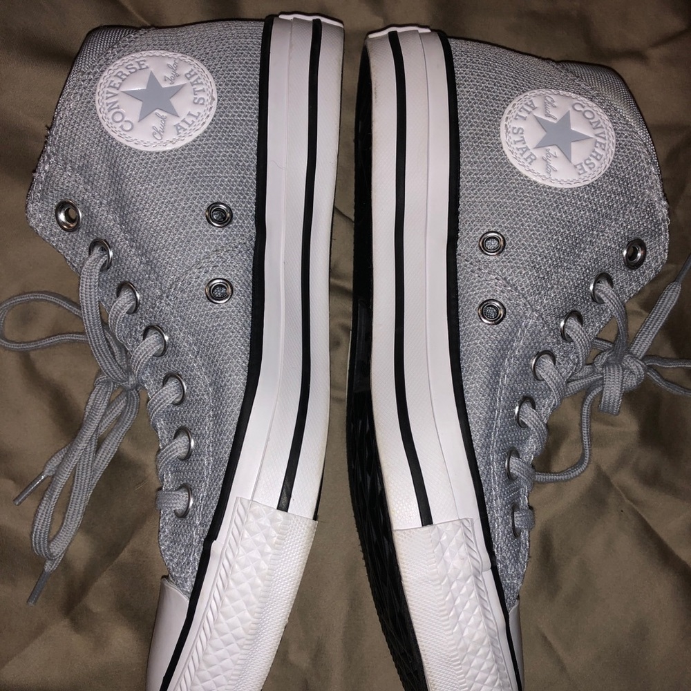Size 7 women Grey Madison Converse All Star